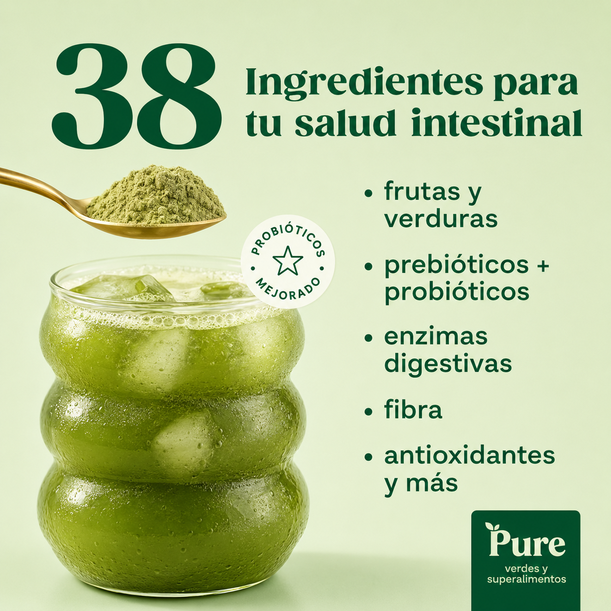 PURE® — Sentite más liviana, con más energía y una mejor digestión.