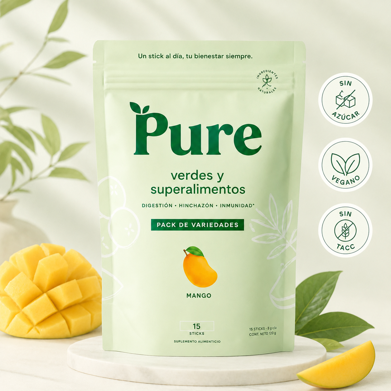 PURE® — Sentite más liviana, con más energía y una mejor digestión.